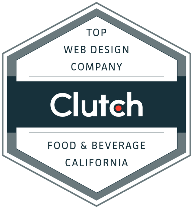 Clutch Top Web Design Company Food & Beverage California 2026